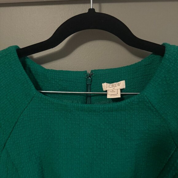 J.Crew Factory Kelly Green Cap Sleeve Dress - Picture 3 of 3